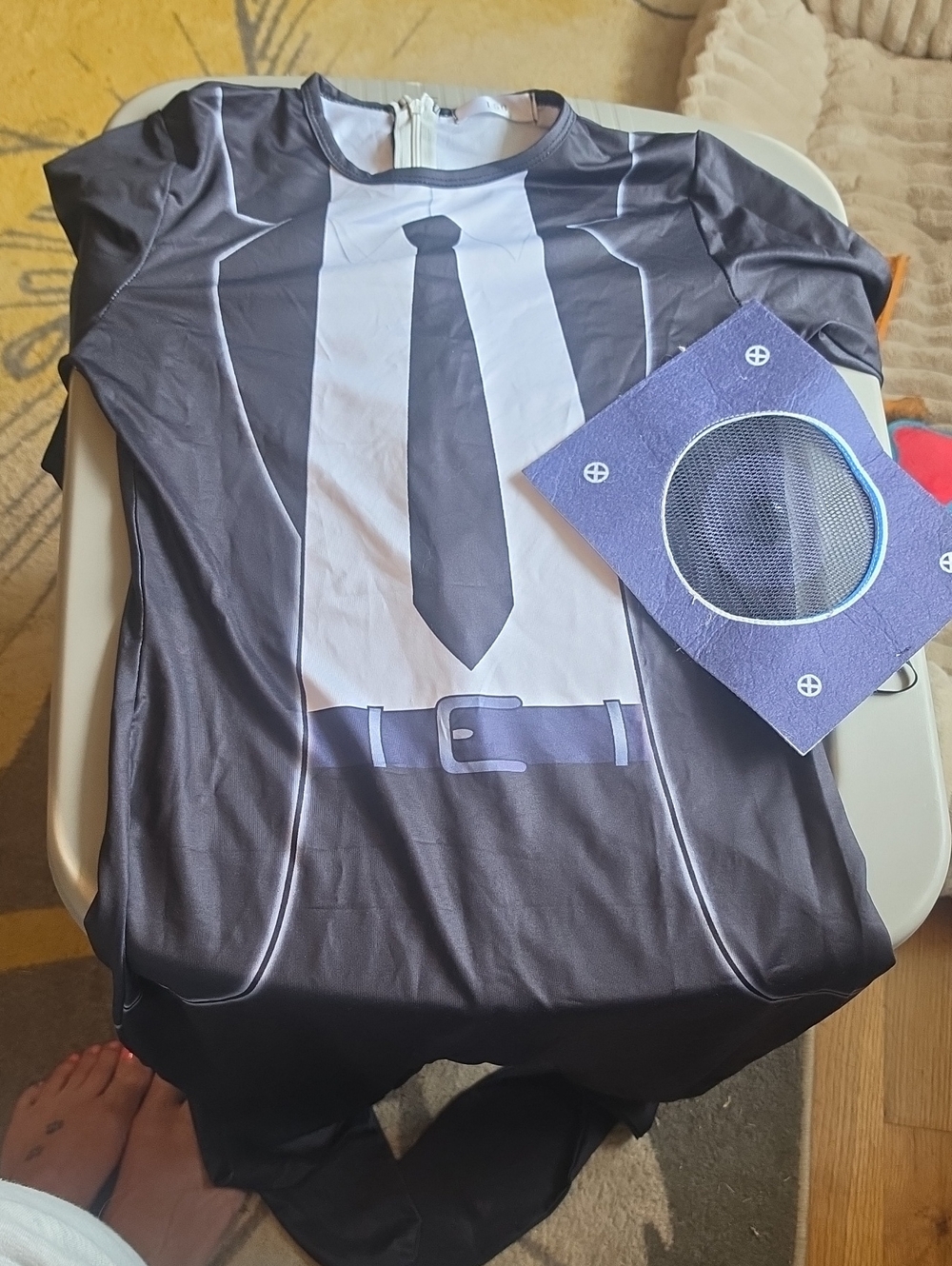 Kids Size Large Skibbidy Toilet Tv Man Costume. Never Worn
